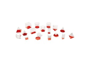 Nowa Szkola 3D Геометрични фигури, прозрачни, 17 броя