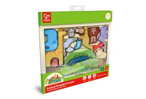 Образователен дървен пъзел, Hape, Царството на животните