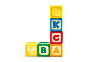 Образователни кубчета, Hape, 10бр. - 2