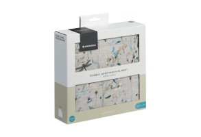 Одеяло от муселин двупластово 100х100 см Dreamy Fields Grey