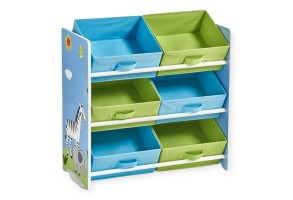 Органайзер за Играчки GINGER HOME, Етажерка за Детска Стая с Кутии за Съхранение, SAVANNA - 3