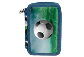 PASO FOOTBALL несесер с 3 ципа, ПЪЛЕН