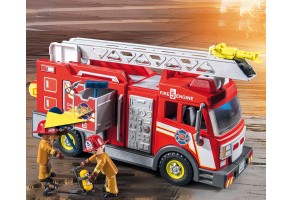Playmobil - Пожарна кола с мигащи светлини - 4