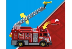 Playmobil - Пожарна кола с мигащи светлини - 5