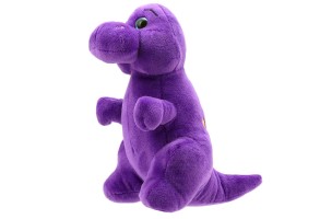 Плюшена играчка Динозавър T-Rex, лилав