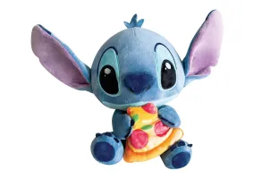 Плюшена играчка Disney - Стич с пица, 23 см