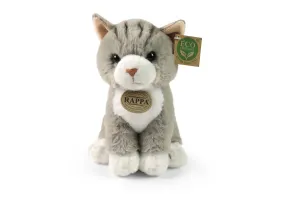 Плюшена Сива котка, седяща, 23 см., серия Soft Collection - 2