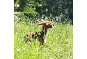 Плюшена Сърна, стояща, 30 см., серия Еко приятели - 4