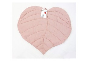 Постелка за игра листо Bambino Casa - 100 х 80 см - Цвят: Розова - 3
