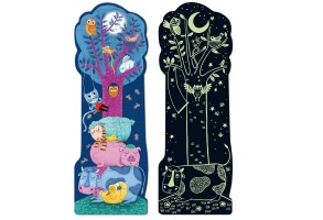 Прогресивен пъзел животни. Ден и нощ. 27 XXL части - 2