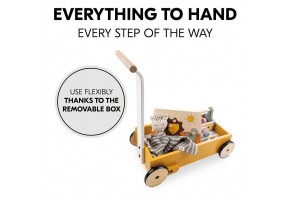 Проходилка и играчка за бутане Hauck Learn to Walk Plants Дървена - 3
