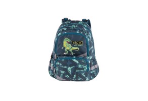 Pulse Раница Anatomic Dino World, сиво-зелена