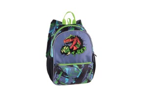 Pulse Раница Junior Dinosaur, сиво-зелена