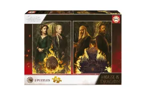 Пъзел, Educa, Game of Thrones, Домът на дракона, 2 х 500 части