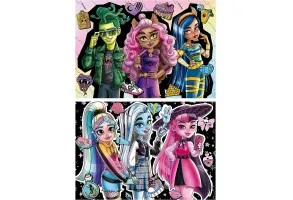 Пъзел, Educa, Monster High 2 в 1, 2 х 100 части - 2