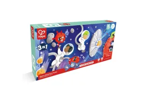 Пъзел, Hape, Галактика 3 в 1, 3 x 36 части