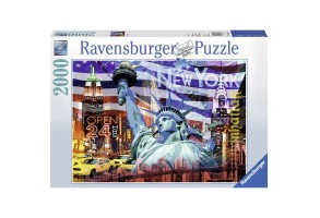 Пъзел Ravensburger 2000 ел. - Ню Йорк Колаж