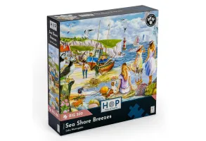 Пъзел с едри части 500  - Бриз край брега – The House of Puzzles