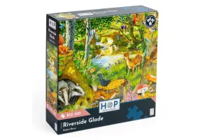 Пъзел с едри части 500 - Поляна край реката – The House of Puzzles