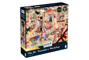 Пъзел с едри части 500 - Работилницата на Дядо Коледа - The House of Puzzles