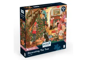 Пъзел с едри части 500 - Украсяване на елхата - The House of Puzzles
