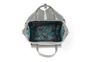 Раница за бебешки принадлежности KinderKraft TREASUREPACK, светло сива - 7