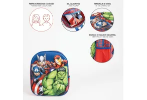 Раница за детска градина 3D Avengers - 6