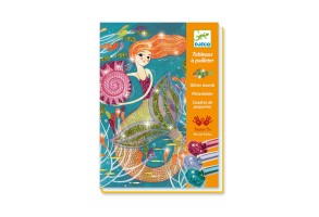 Рисуване с брокат Русалки