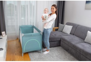 Сгъваема Кошара За Пътуване Basic Plus Graphite 2 Нива Caretero - 3
