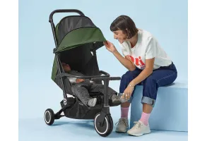 Сгъваема триколка 4в1 SmarTrike Traveler, олив - 8