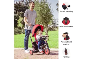 Сгъваема триколка 6-в-1 smarTrike STR3, червена - 11