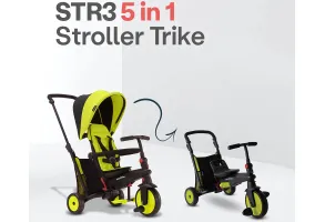 Сгъваема триколка 6в1 smarTrike STR™3 Plus, зелена - 9