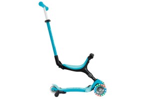 Сгъваема тротинетка 5 в 1 GLOBBER GO UP ACTIVE LIGHTS 360° - аква - 4
