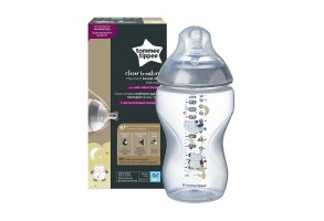 Шише за хранене Tommee Tippee Closer to Nature Easi Vent, 340мл, декорация бухал, момче - 2