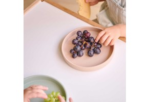 Силиконова чиния minikOiOi Basics-Plate - Aqua Green - 2