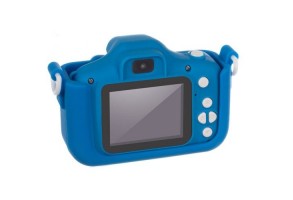 Синя цифрова Full HD камера с + 32GB карта памет и вградени игри и селфи камера - Kruzzel - 4