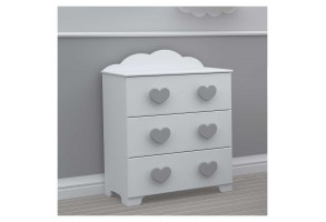 Скрин Bambino Casa Cuori Grandi Felici baby light gray