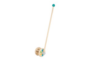 Small Foot Бебешка дрънкалка за бутане, дървена - 3
