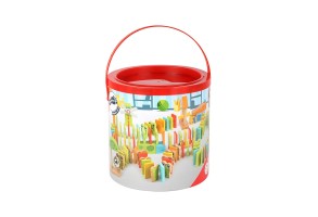 Small Foot Домино Жаба ефект, в кутия, дървено, 100 части - 2