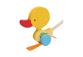 Small Foot Играчка Пате, за бутане, дървена, 61 х 6.5 х 17 cm