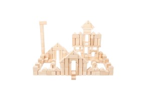 Small Foot Конструктор, дървен, в текстилна торба, 200 части
