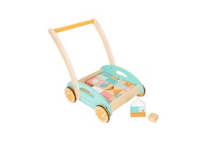Small Foot Конструктор с количка, дървен, 34 х 27 х 36 cm, 35 части