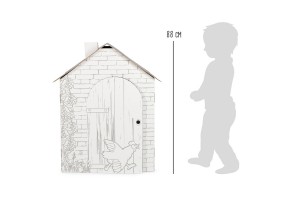 Small Foot Къща за игра, картонена, 87 х 71 х 88 cm - 5