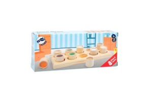 Small Foot Мемори игра Докосни и отгатни, с текстури, 11 части - 2