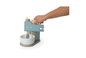 Small Foot Миксер Tasty, с аксесоари, дървен, 19 х 12 х 20 cm - 6