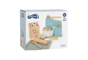 Small Foot Миксер Tasty, с аксесоари, дървен, 19 х 12 х 20 cm - 7