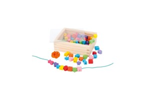 Small Foot Мъниста за нанизване, в кутия, 84 броя