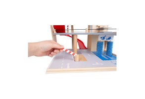 Small Foot Паркинг за коли, дървен, 62 х 36 х 43 cm - 9