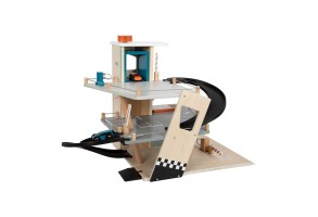 Small Foot Паркинг за коли, дървен, на 3 нива, 62 х 36 х 43 cm