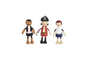Small Foot Пиратски кукли, дървени, 6 броя - 3